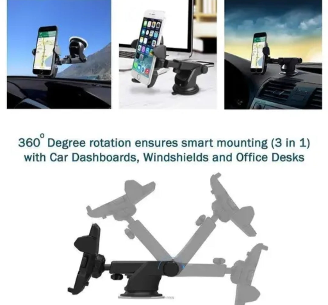 Mobile holder for your travel with 360° rotation