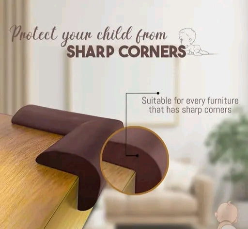 Baby Safety Corner Guards – Soft, Transparent, 3M-Adhesive Protection for Sharp Furniture Edges