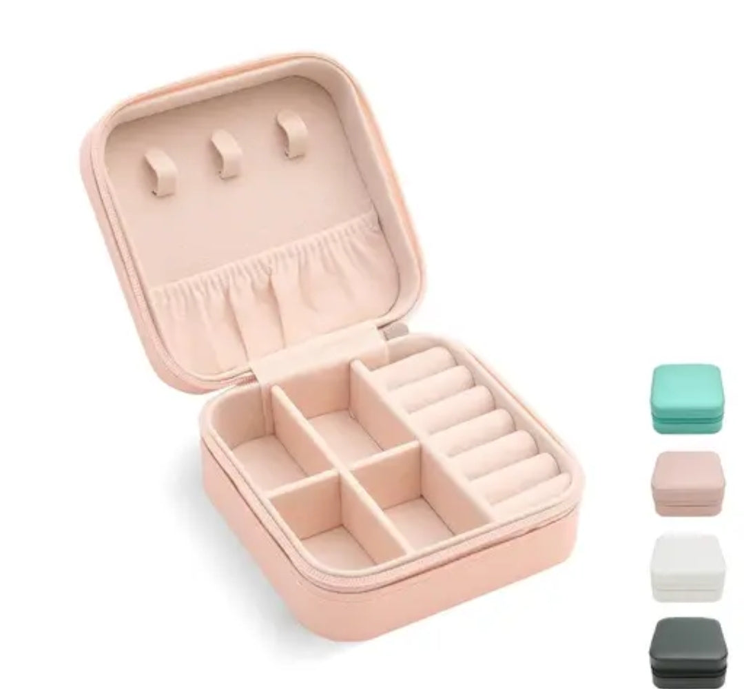 Mini Travel Jewelry Organizer Box (3 Colors)