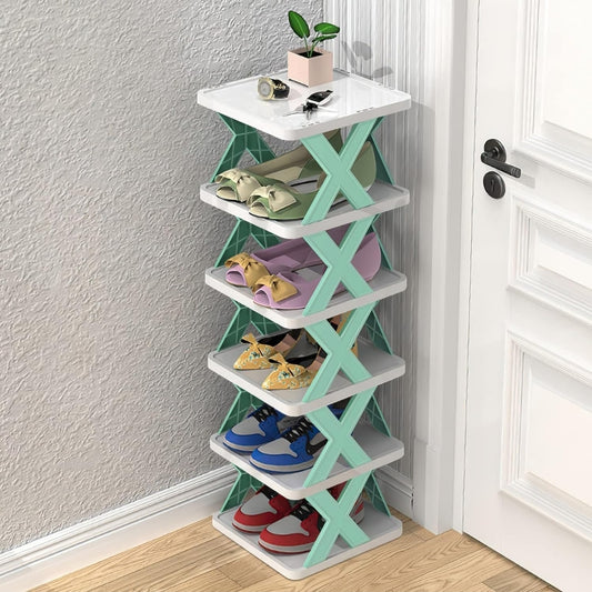 Foldable Shoe Rack - Space-Saving Storage, Sturdy & Portable | SwiftSpace