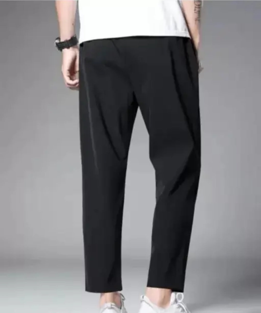 2-Piece Men’s Grey + Black Track Pants