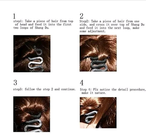 Shang Du Hair Styling Tool – Effortless DIY Hair Braiding & Weaving Tool for Natural Looks