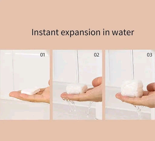 Magic Water-Activated Expanding Sponge – Safe, Chemical-Free & Ultra-Plush!