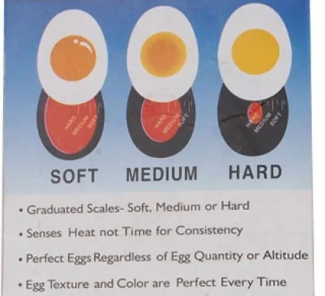 Perfect Egg Timer - Color Changing for Soft, Medium, or Hard Boiled