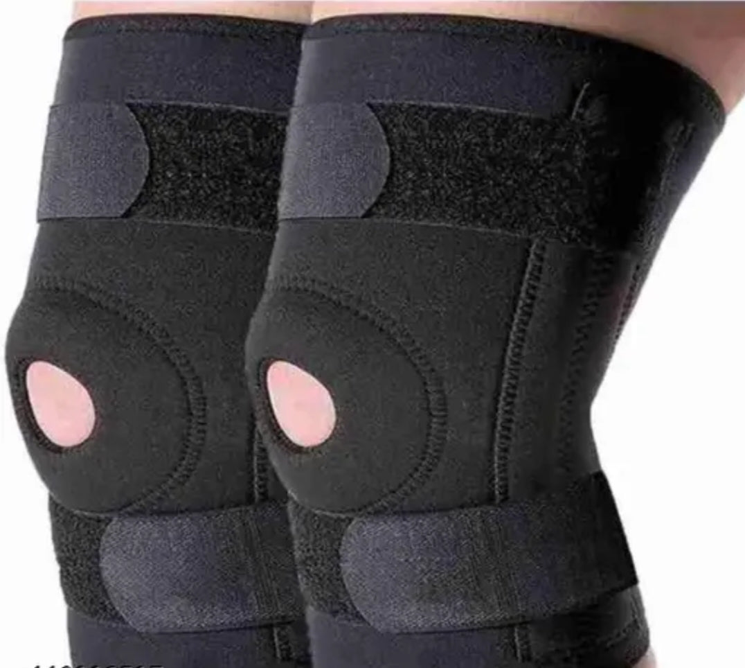 Knee Support Brace with Open Patella – Adjustable & Breathable (1 Pair)